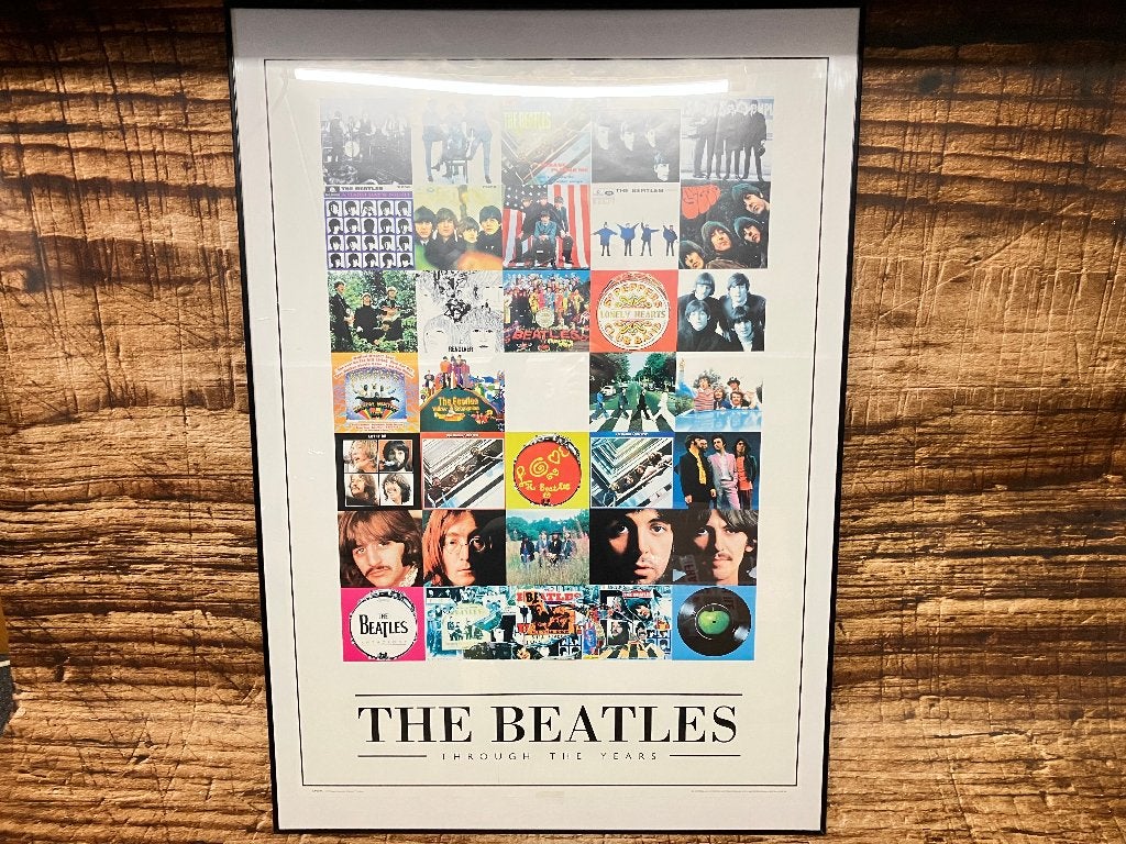 The Beatles poster in lijst., Ophalen, Gebruikt, Nvt, Nvt