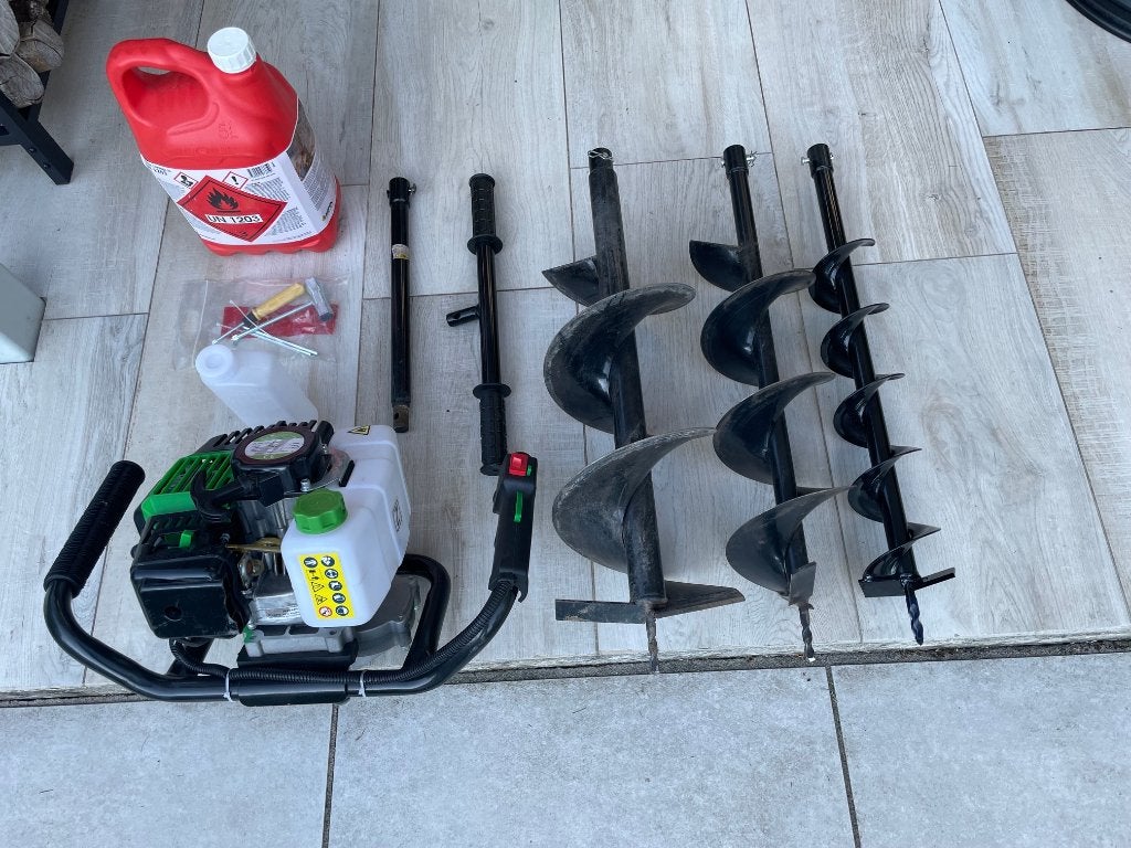 Zipper Benzine Grondboor ZI-ELB70, Tuin en Terras, Ophalen of Verzenden, Zo goed als nieuw, Grondboor, Zipper