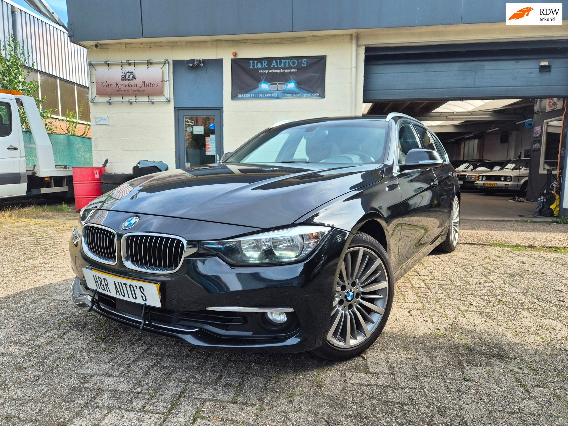 BMW 3-serie Touring 330d xDrive M Sport, schitterende goede, Automaat, Euro 6, Zwart, Leder