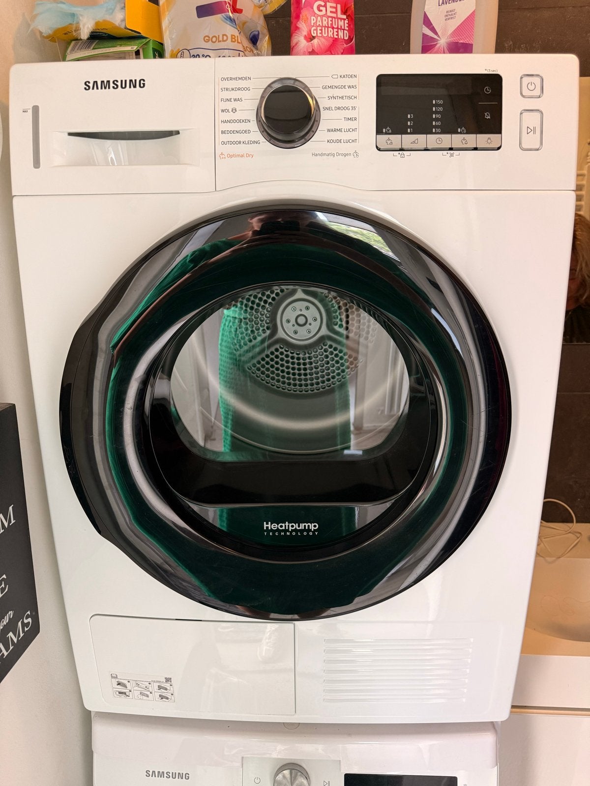 Samsung DV80TA220AE Warmtepompdroger 8kg A+++, Witgoed en Apparatuur, Wasdrogers, Ophalen, 6 tot 8 kg, Zo goed als nieuw, Voorlader