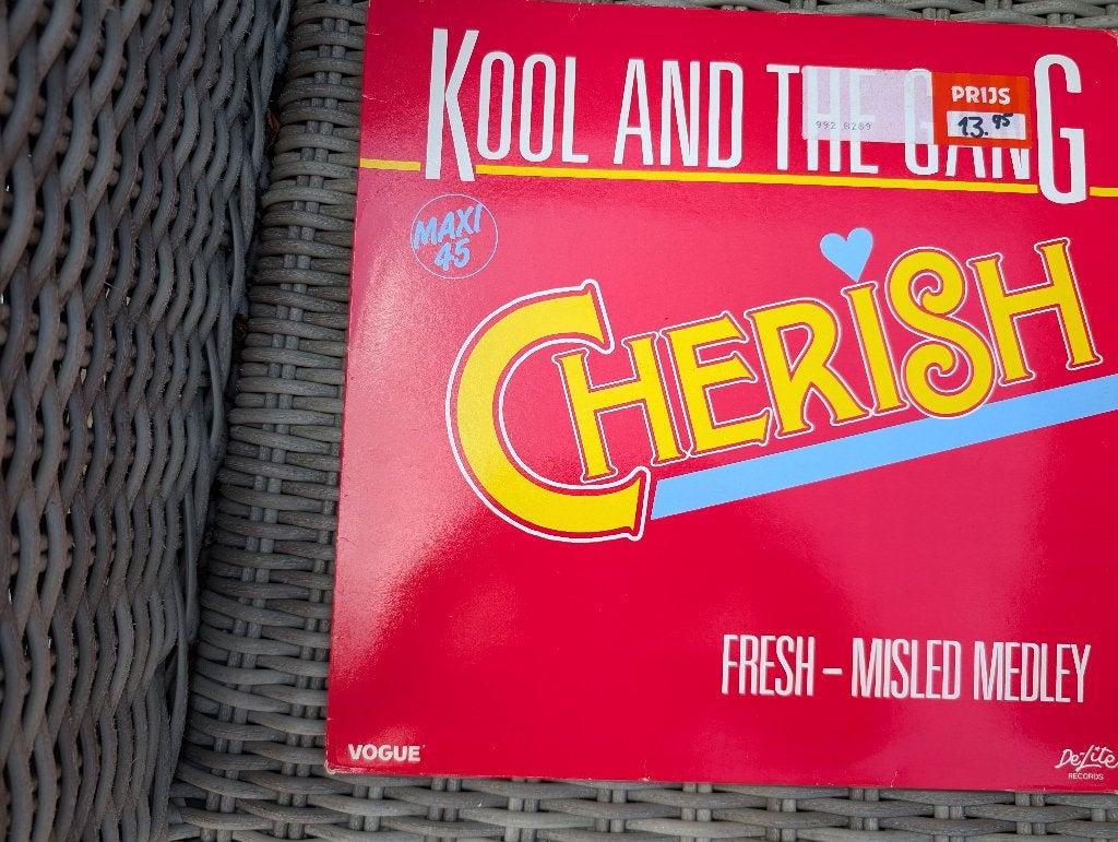 Maxi single - Kool and The Gang - Cherish, Ophalen of Verzenden, Gebruikt, R&B en Soul