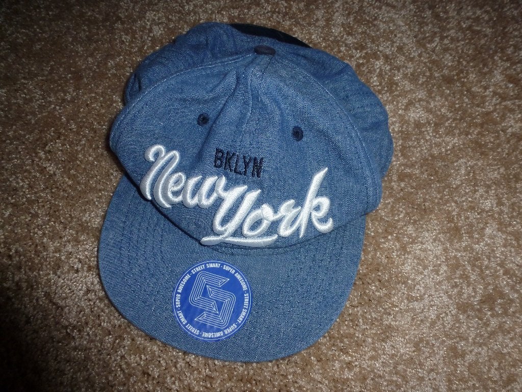 NIEUW blauw kinder petje met opdruk NEW YORK maat 110/128, Kinderen en Baby's, Kinderkleding | Petten en Hoeden, 110 t/m 116, Jongen of Meisje