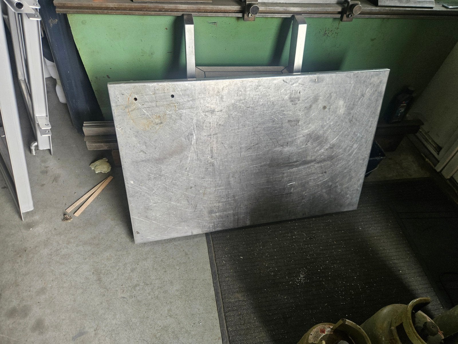 Inklapbare werkbank werktafel met rvs blad lastafel, Doe-het-zelf en Verbouw, Werkbanken, Ophalen, Gebruikt, 70 tot 120 cm, Inklapbaar