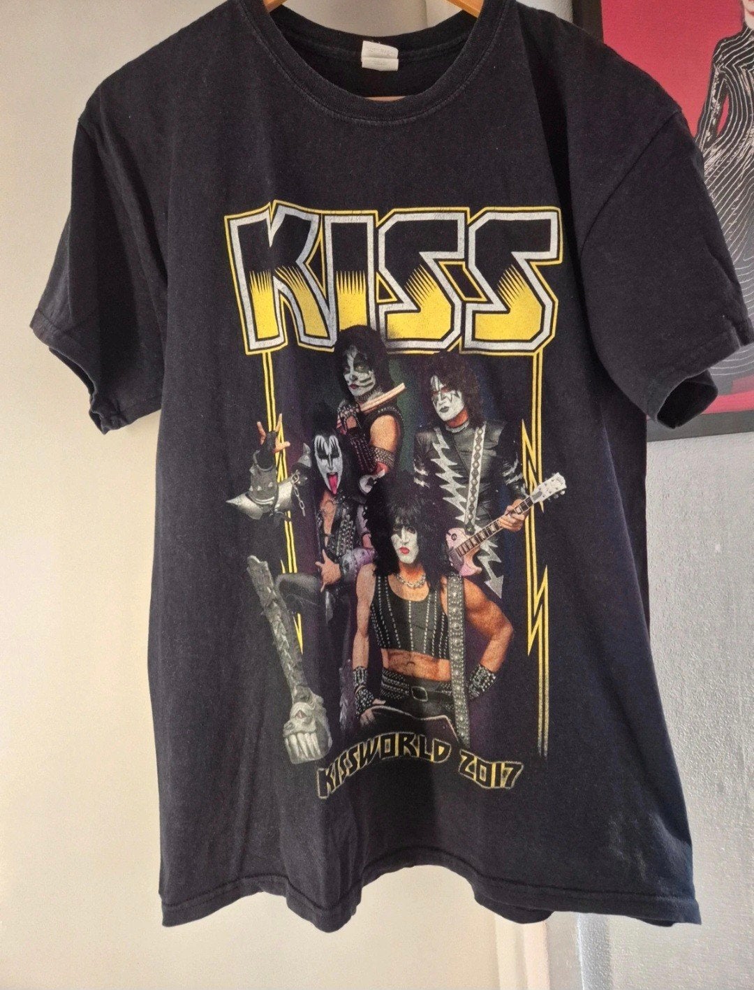 Kiss band t-shirt, Ophalen of Verzenden, Zwart