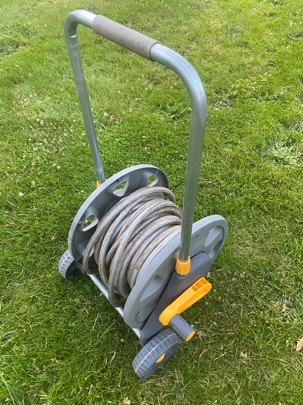Hozelock slangenwagen, Tuin en Terras, Tuinslangen, Ophalen of Verzenden, Gebruikt