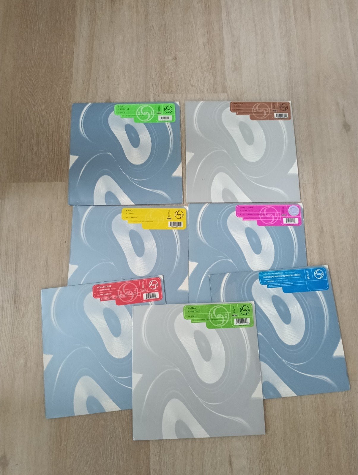7 (goa) trance platen van het label blue room released, Ophalen of Verzenden