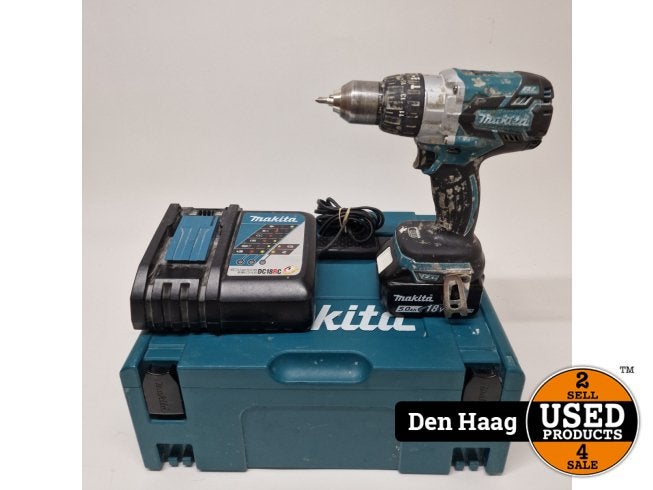 Makita DHP481RTJ Klopboor-/schroefmachine Set | Inc garantie, Makita, Zo goed als nieuw, Support@makita.com, Makita Corporation, 3-11-8, Sumiyoshi-cho, 
Anjo, Aichi 446-8502
Japan
