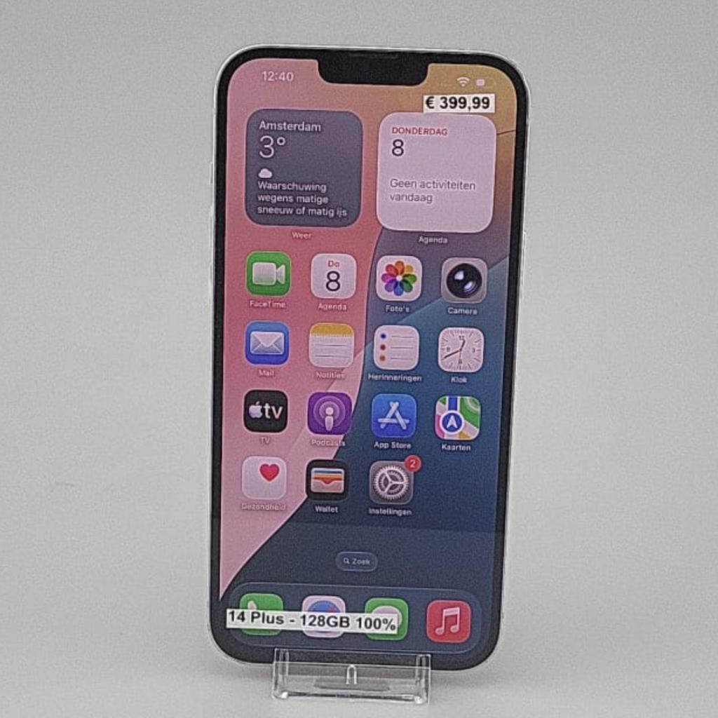 iPhone 14 Plus 128GB Purple Bat: 100% IOS 26
