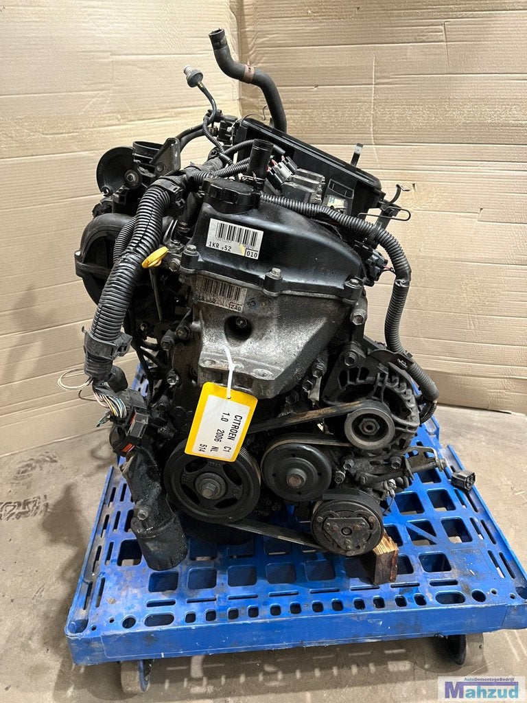 CITROEN C1 AYGO 107 1.0 Motorblok motor compoleet 2005-2014, Gebruikt, Citroën, Stellantis N.V., Ophalen of Verzenden
