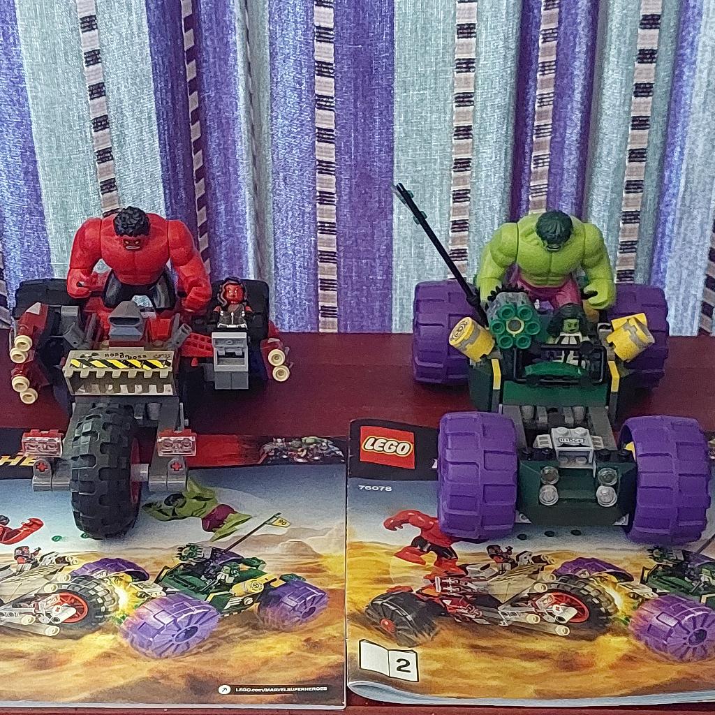 Lego Marvel Super Heroes 76078 Hulk vs Red Hulk, Marvel, Lego, Ophalen of Verzenden, Complete set