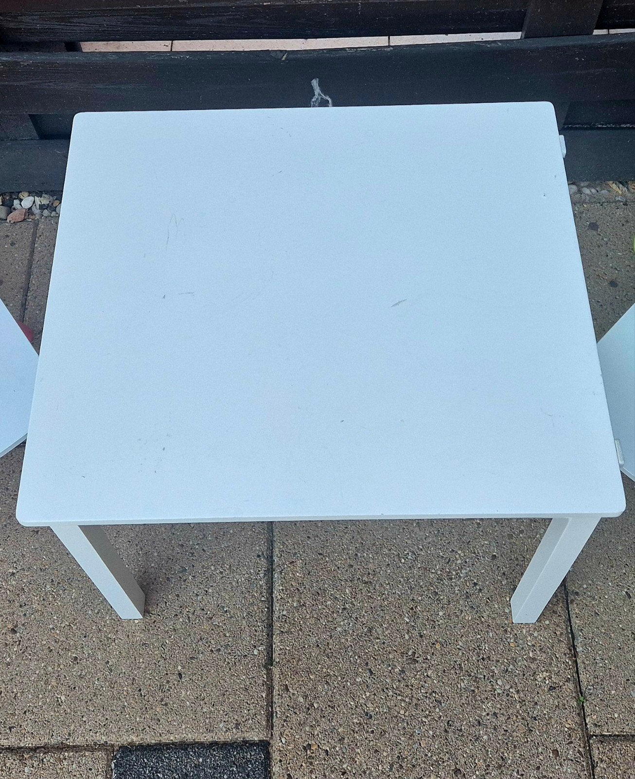 Kindermeubel tafeltje van de ikea, kleur: wit (zie foto's), Ophalen