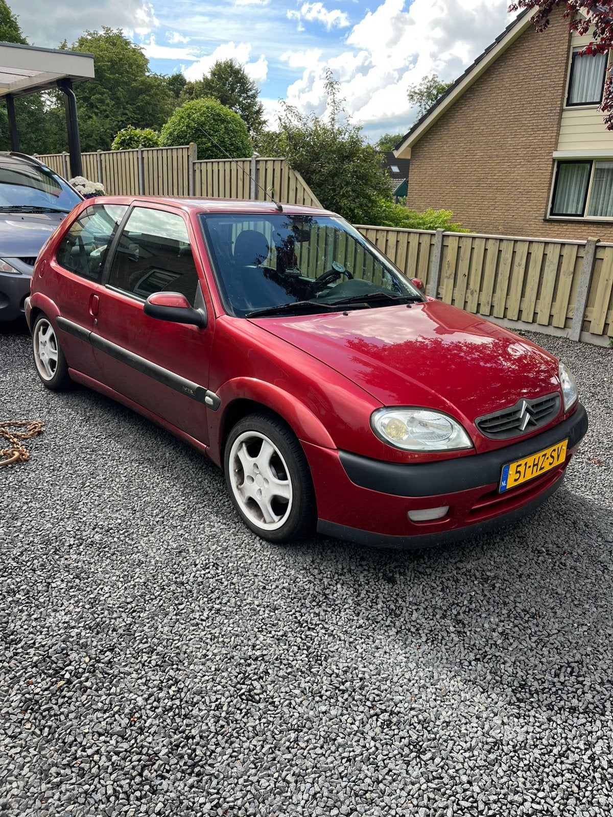 Citroën Saxo 1.6 2002 Rood, Ophalen of Verzenden, Citroën