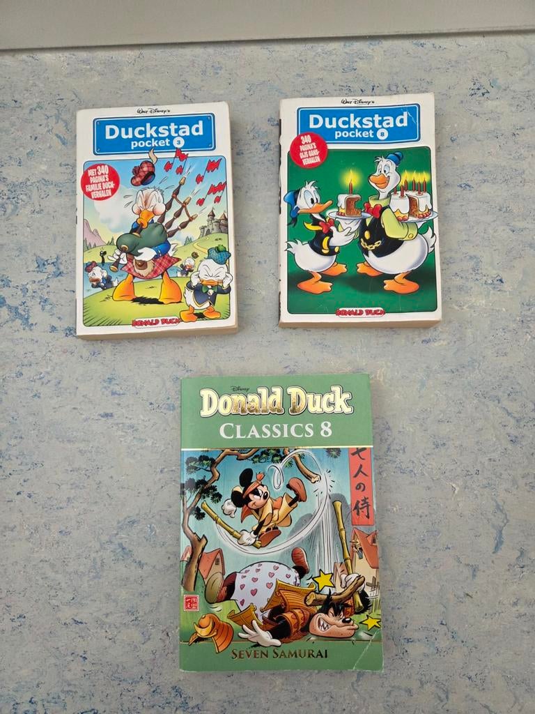 Donald Duck Classics & Duckstad Pocket Stripboeken, Meerdere stripboeken, Ophalen of Verzenden, Gelezen, Walt Disney