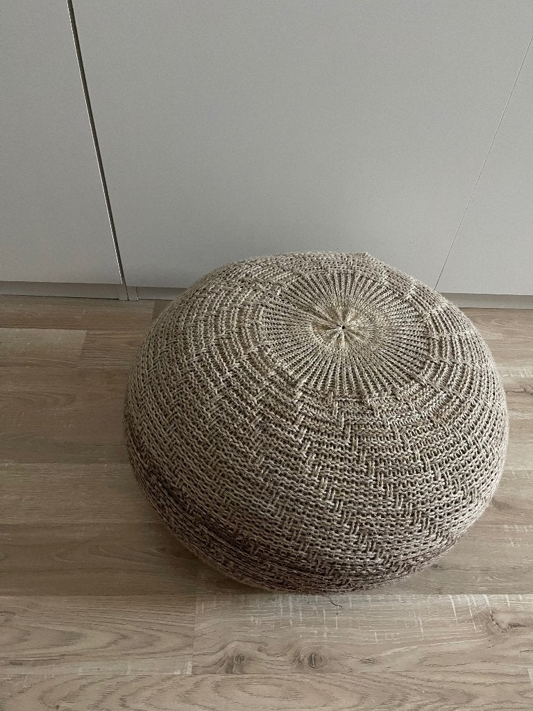 Poef, Ophalen, Minder dan 50 cm, Rond, Minder dan 50 cm