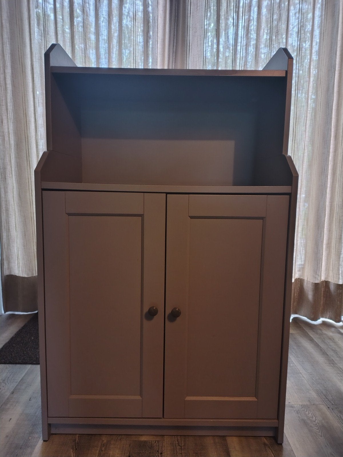 IKEA Hauga kastje grijs, Ophalen, Zo goed als nieuw