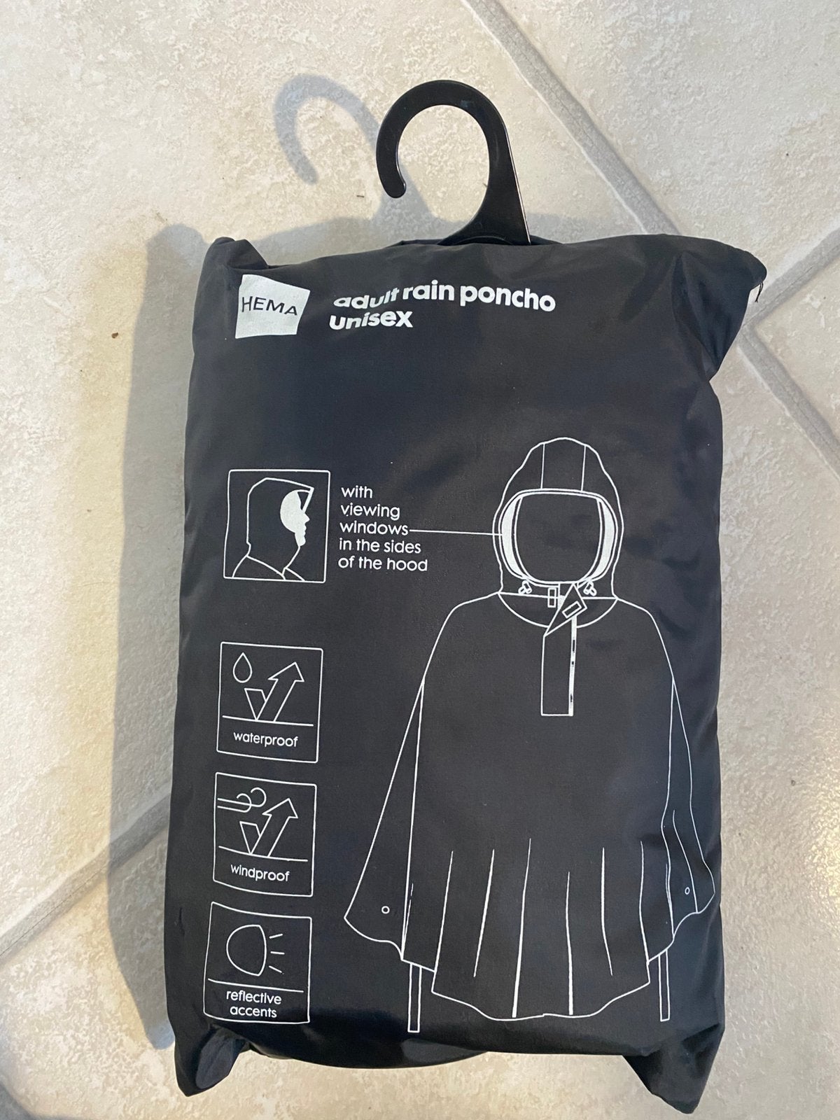 Regenponcho ideaal voor op de scootmobiel!, Caravans en Kamperen, Ophalen of Verzenden, Zo goed als nieuw, Regenjas