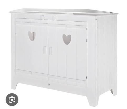 Massief houten bed / bedstee, Ophalen, Gebruikt, 90 cm, Eenpersoons