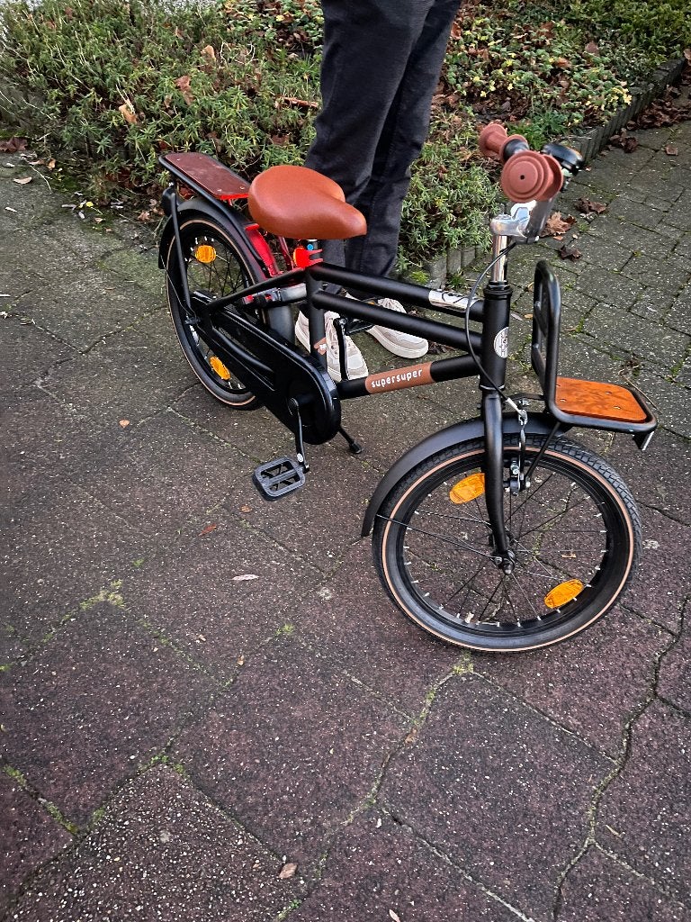 Kinderfiets 18 inch, Ophalen, Terugtraprem, 18 inch, Handrem