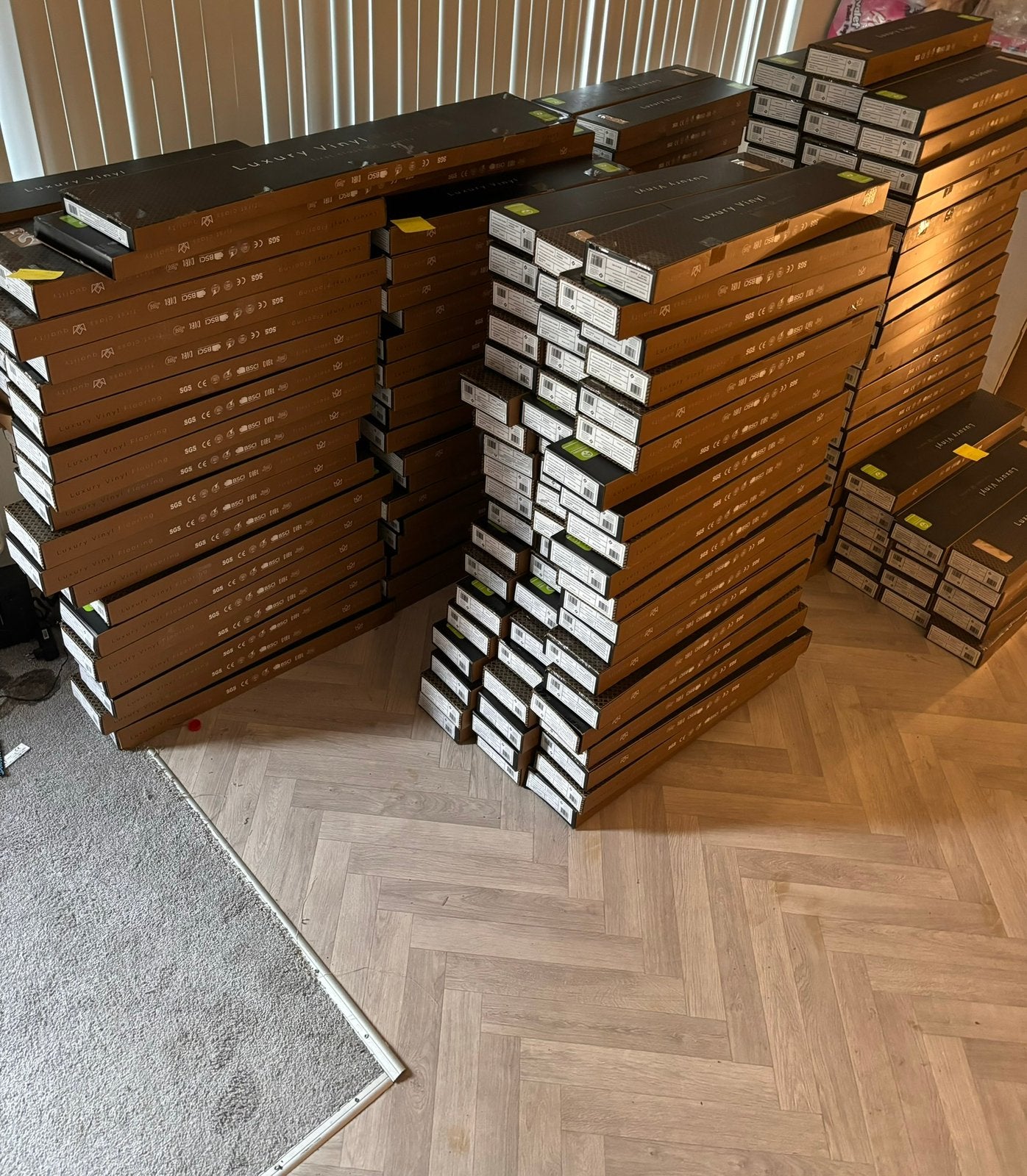 Restpartij pvc vloer, Huis en Inrichting, Stoffering | Vloerbedekking, Ophalen of Verzenden, Nieuw, 75 m² of meer, Overige typen