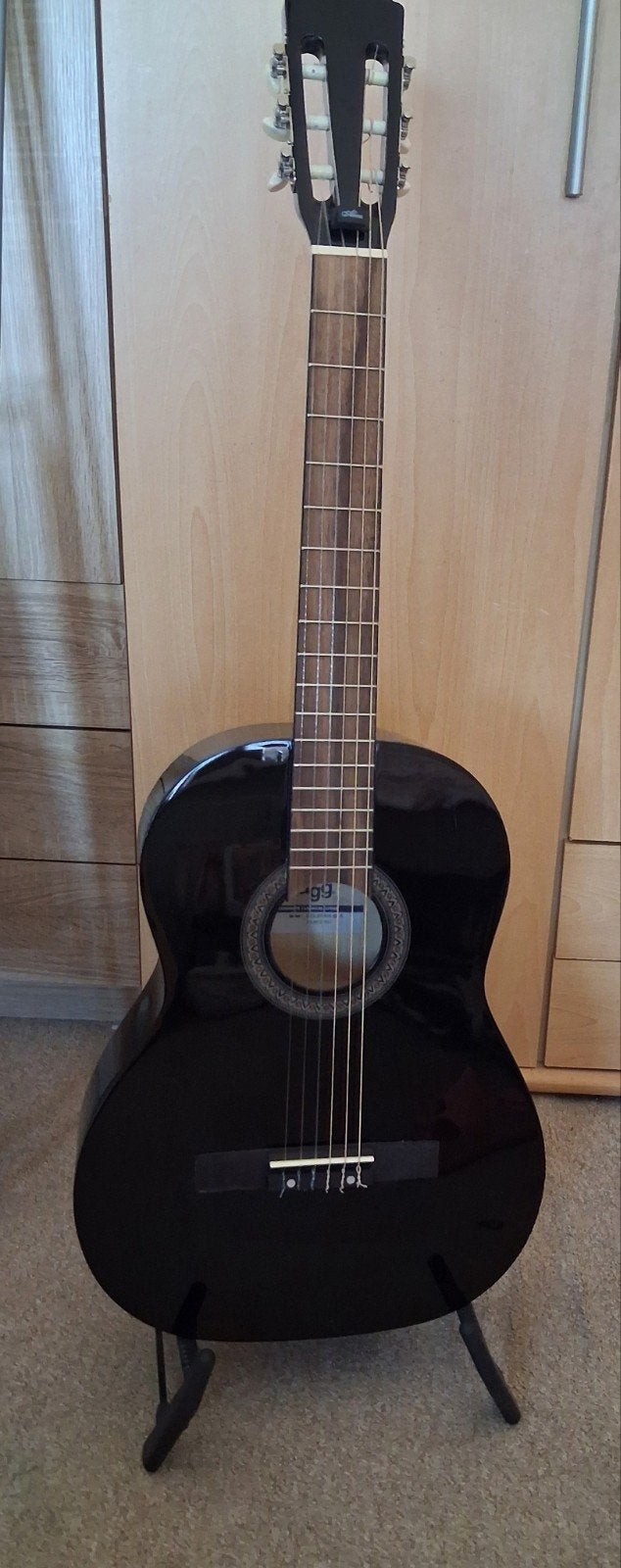 Linkshandige akoestische gitaar, Ophalen, Gebruikt, Klassieke of Spaanse gitaar