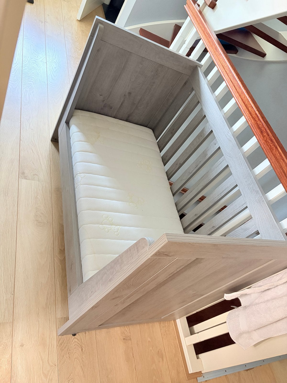 Interbaby Meegroeibed, Ophalen, Gebruikt, Minder dan 140 cm, Matras