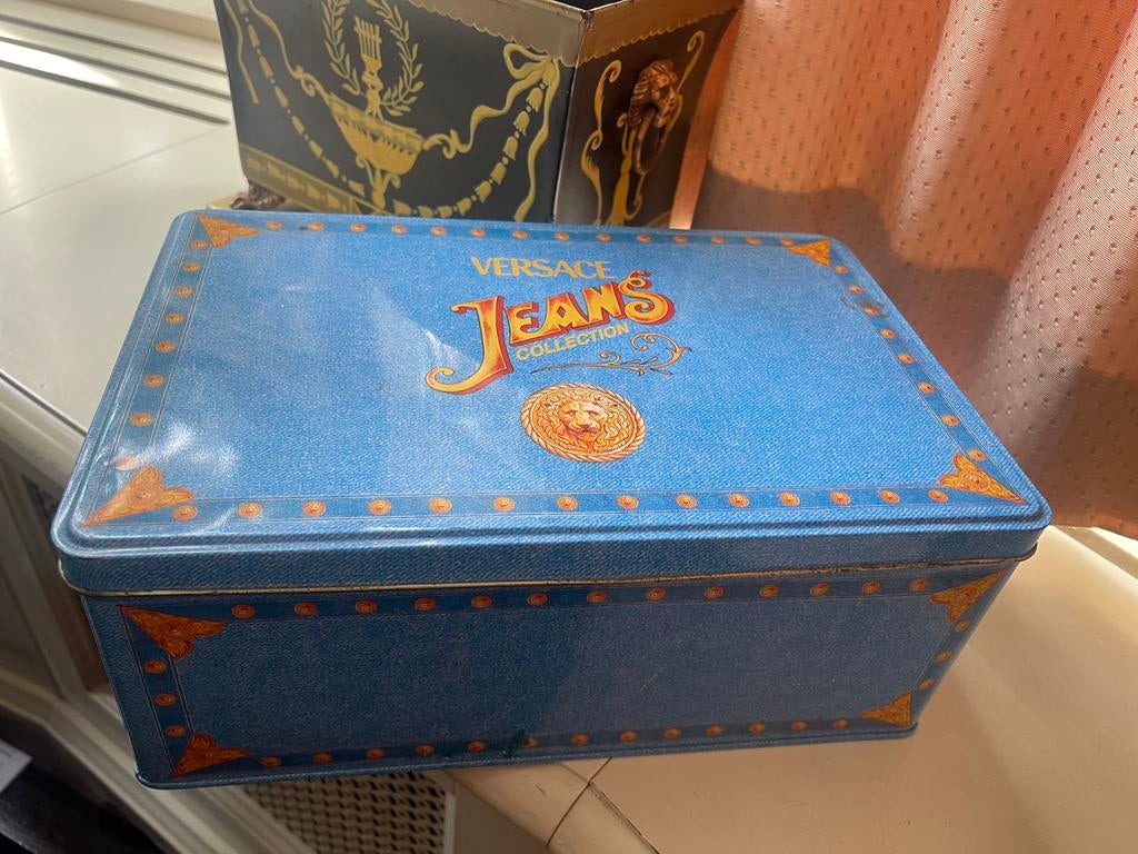Versace blik uit de bleu jeans lijn, Ophalen of Verzenden, Zo goed als nieuw, Overige, Overige merken