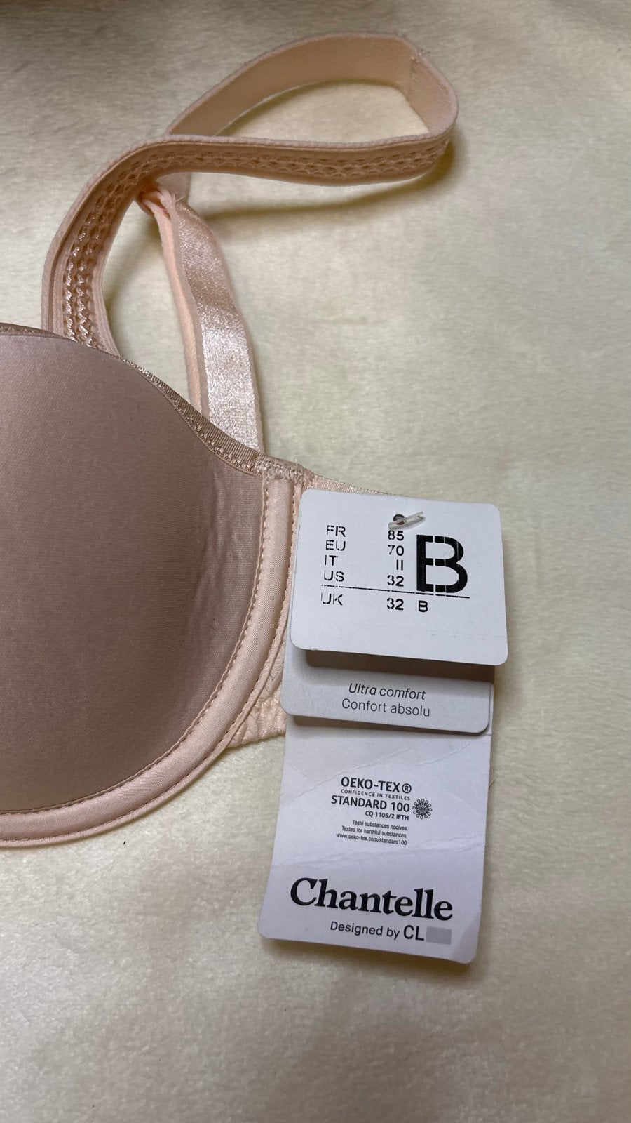Chantelle BH 70B - Ultra Comfort, Verzenden, Beige, BH