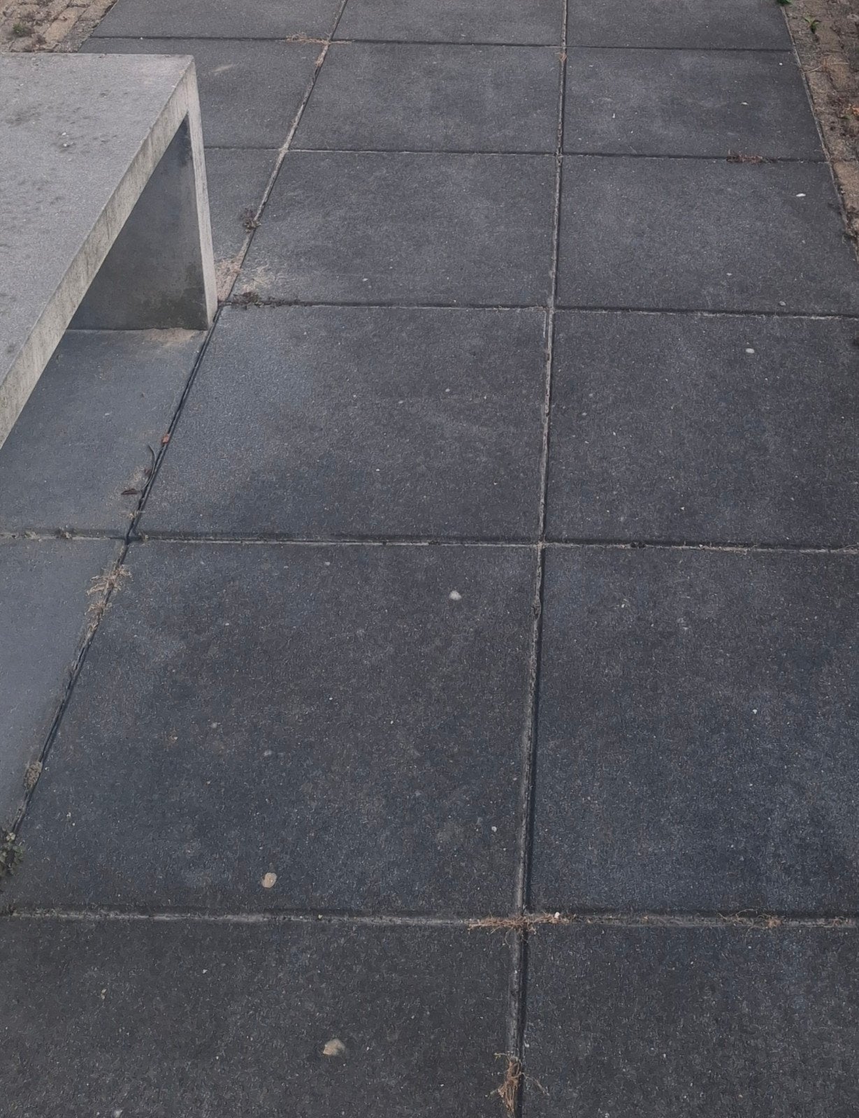 60x60 tegels antracietgrijs 5 cm dik gratis, Ophalen, Gebruikt, Beton, Terrastegels
