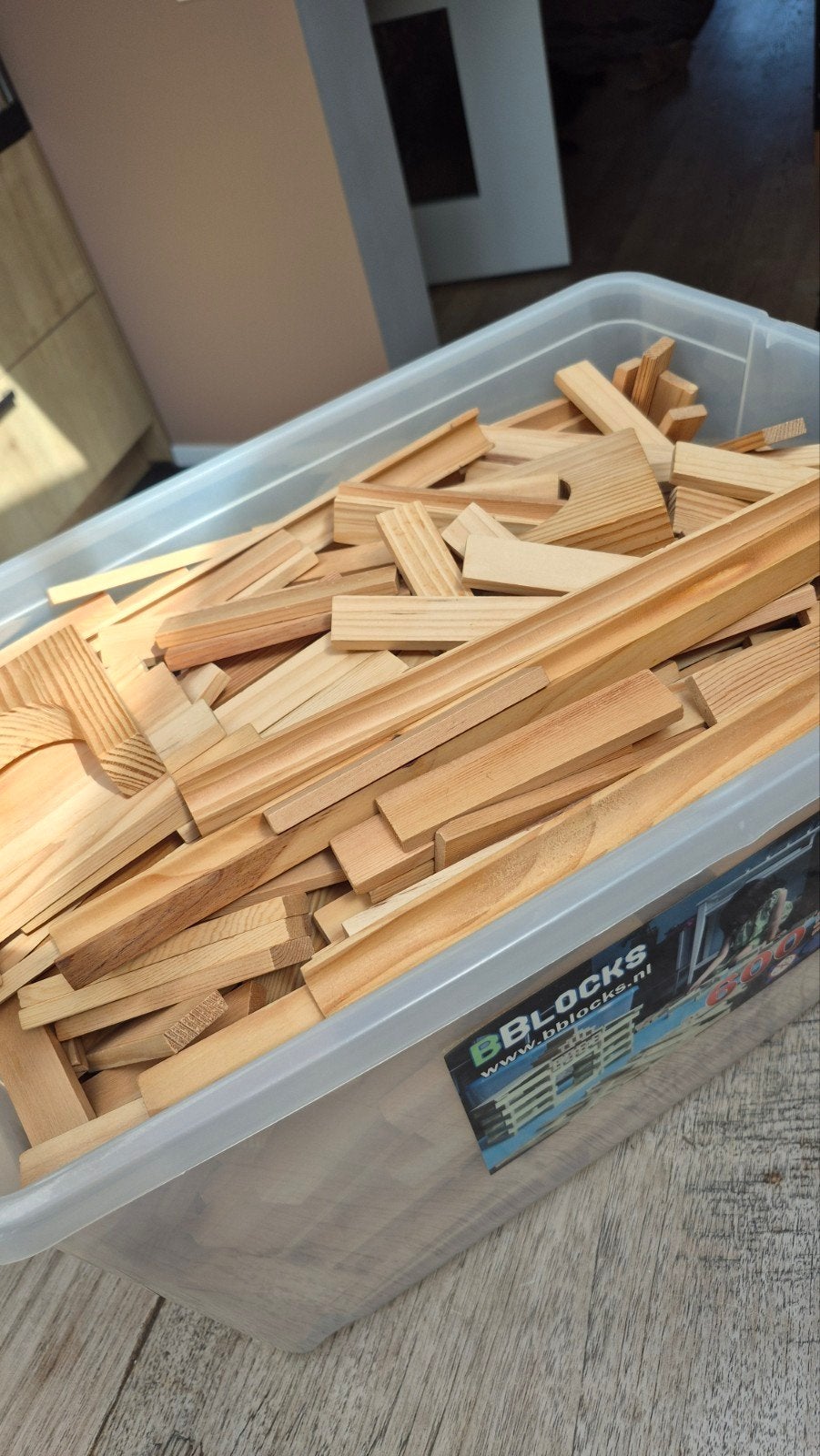 Grote doos kapla merk B Blocks. 600 stuks, Ophalen