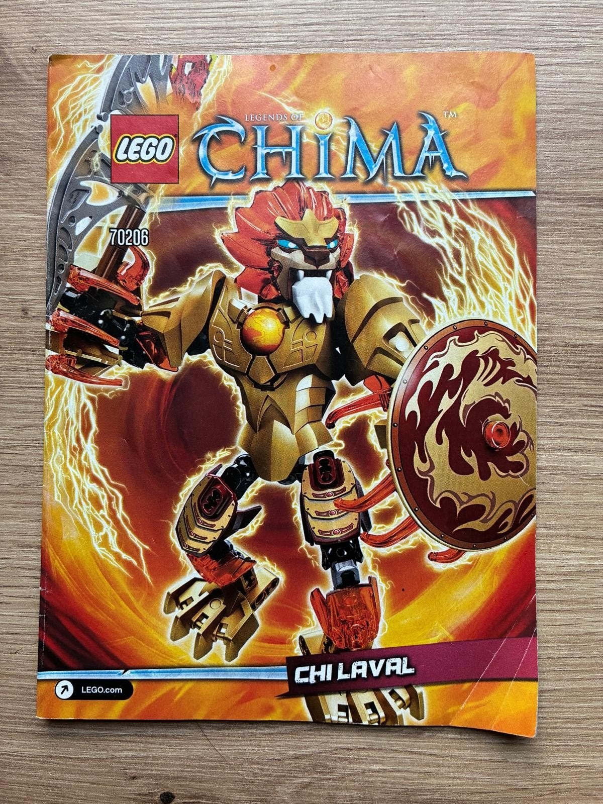 Lego Legends of Chima CHI Laval 70206 compleet, Overige thema's, Lego, Inclusief instructies, Ophalen of Verzenden