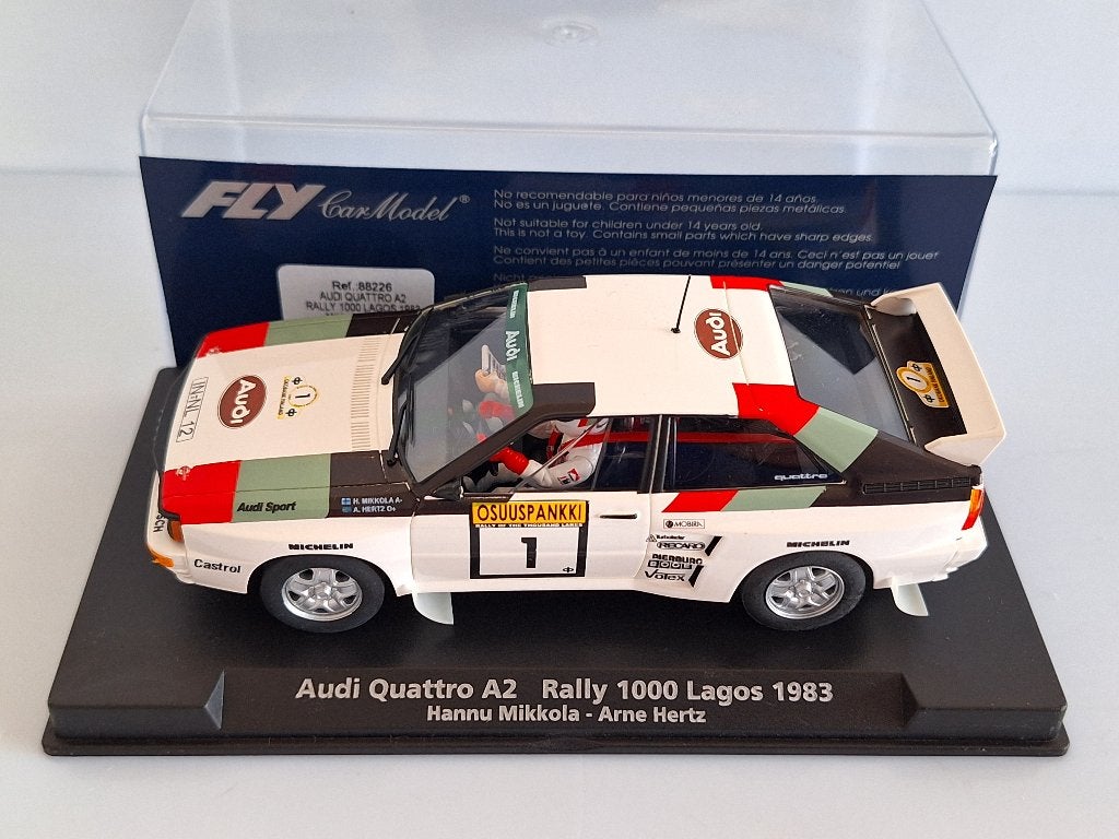 Fly Audi Quattro A2 Rally 1000 Lagos 1983 88226, Overige merken, Racebaan, Fly, Nieuw
