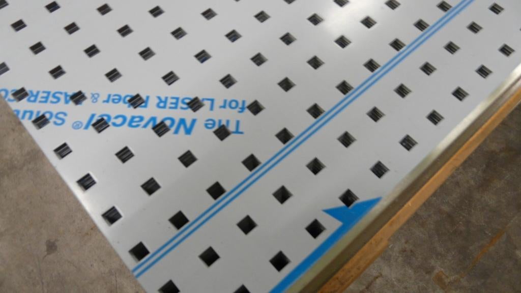 RVS geperforeerde plaat 2000x1000x1,5 mm, Doe-het-zelf en Verbouw, Platen en Panelen, Ophalen, Nieuw, Overige materialen