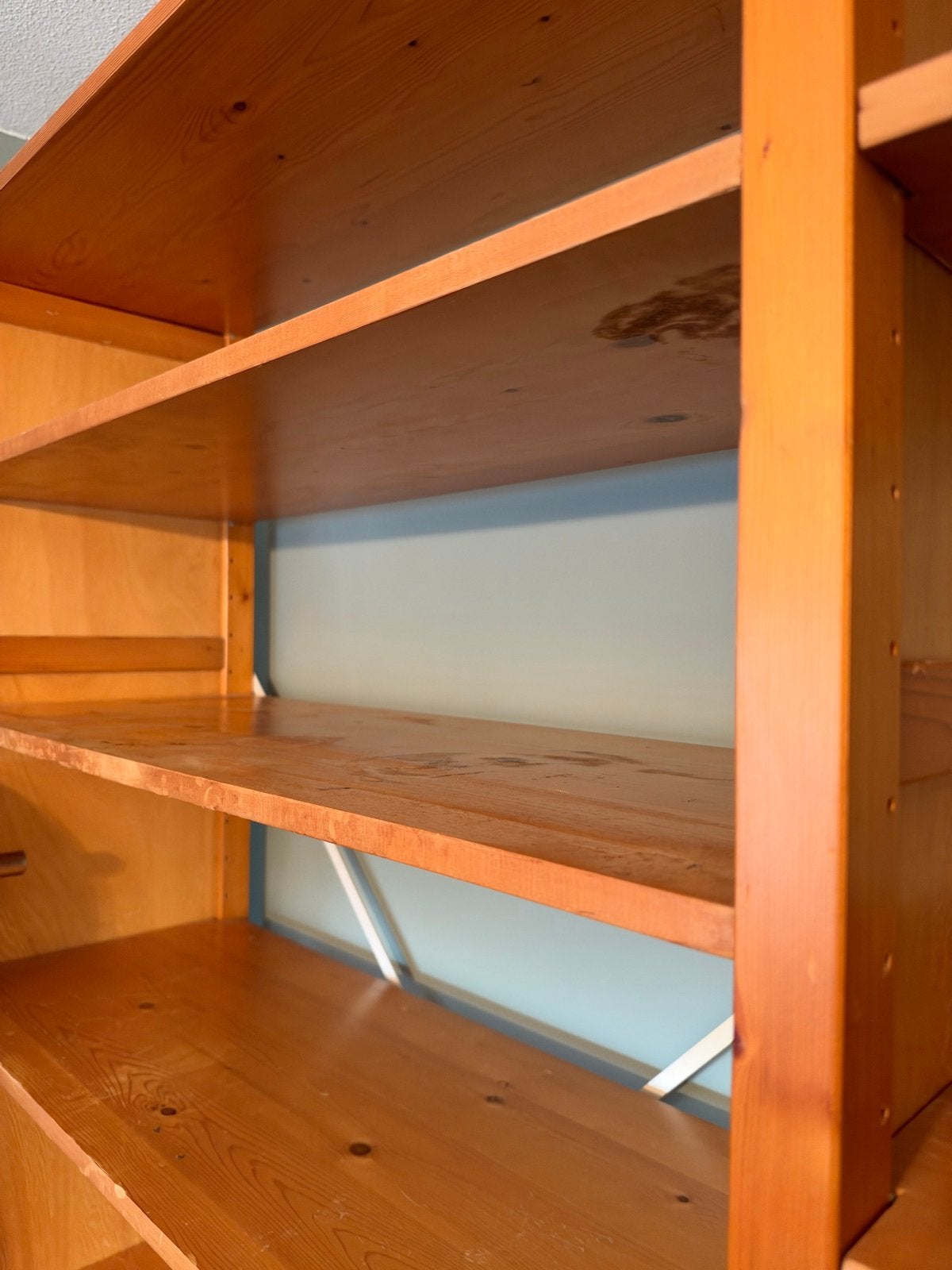 Lundia kast met Verstelbare Planken + extra bureaublad, Ophalen, Met plank(en), Gebruikt, 100 tot 150 cm