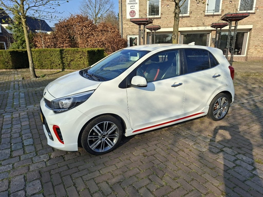 Kia Picanto 1.2 GT-Line 84pk 2020 Leer/navi/ Zeer luxe uitv., Auto's, Voorwielaandrijving, 4 cilinders, Leder, Handgeschakeld
