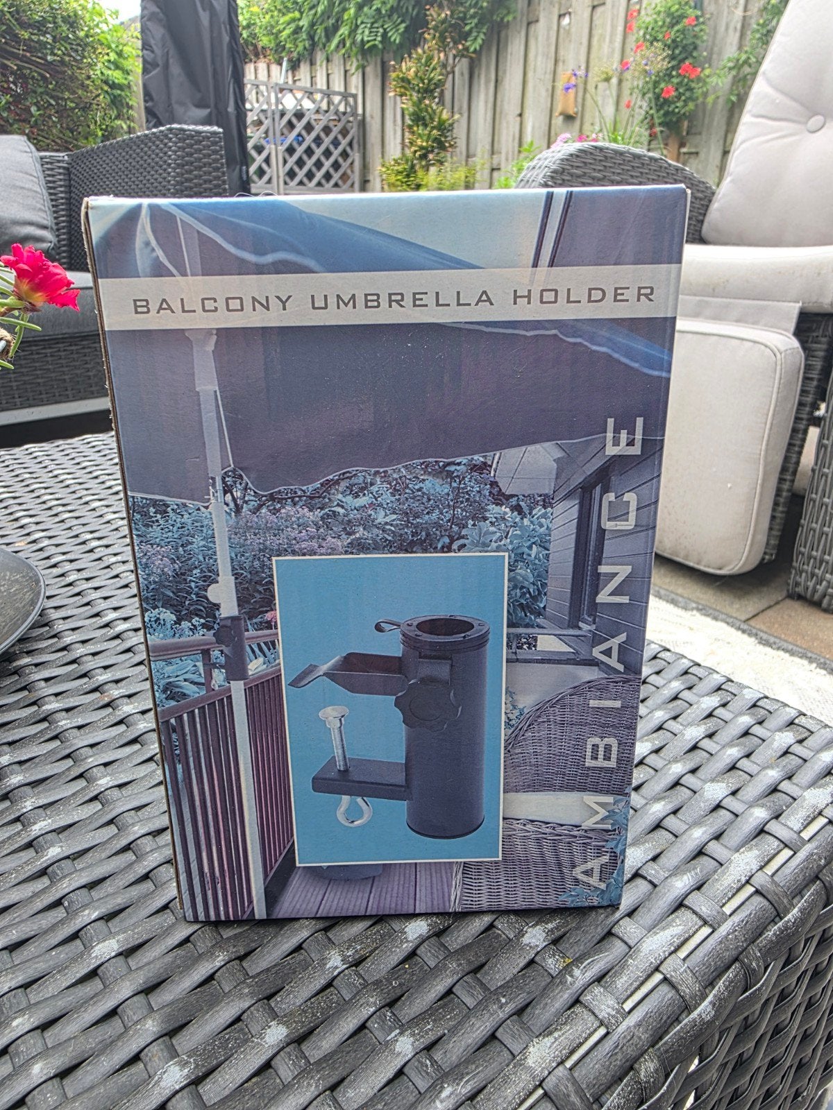 Balkon parasolhouder - Ambiance, Tuin en Terras, Parasols, Ophalen, Nieuw, Overige typen