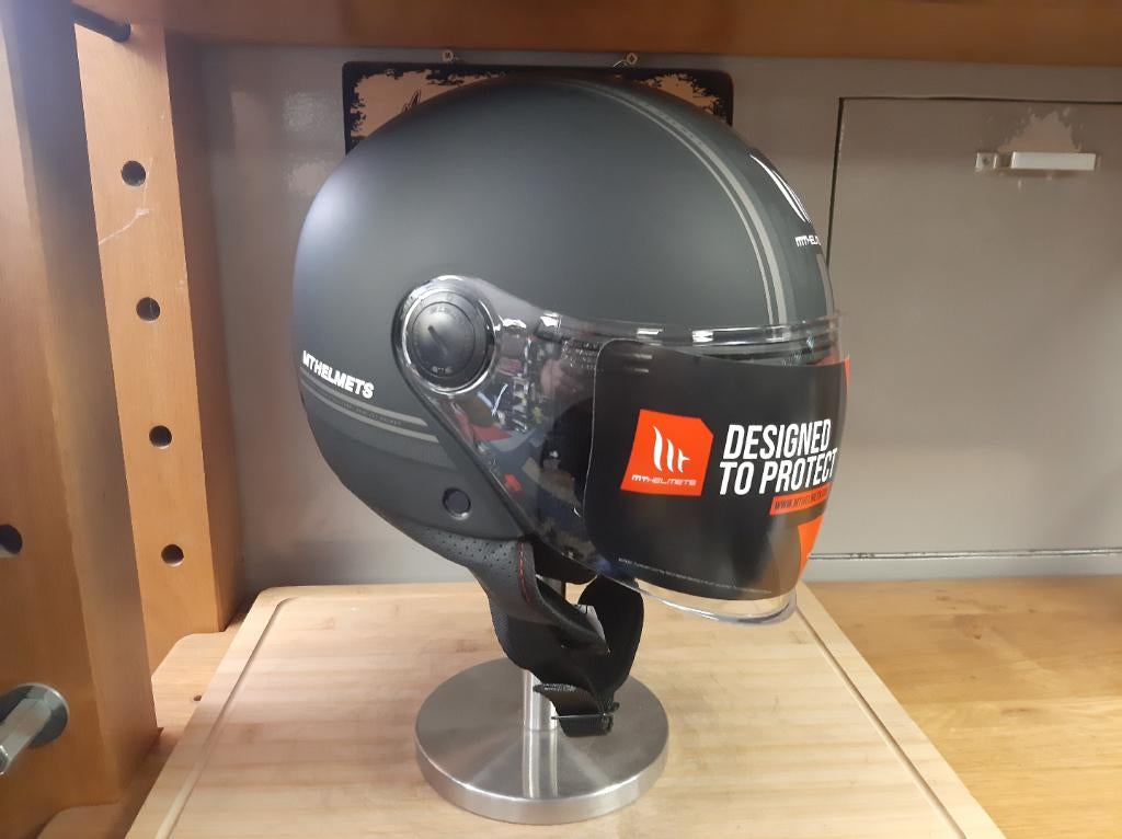 mt street helm maat S brommer scooter helm scooterhelm S, Pascalstraat 6 1704 RD Heerhugowaard, Dames, Jethelm, Ophalen of Verzenden