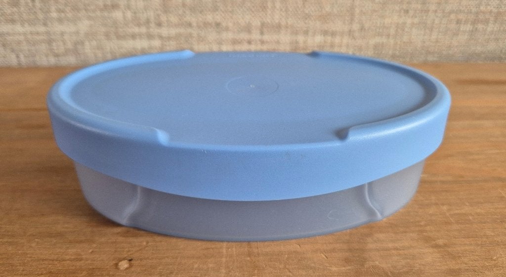 Tupperware Expressions opberger ovaal 500ML Blauw, Blauw, 500 ml, Overige typen, Ophalen of Verzenden