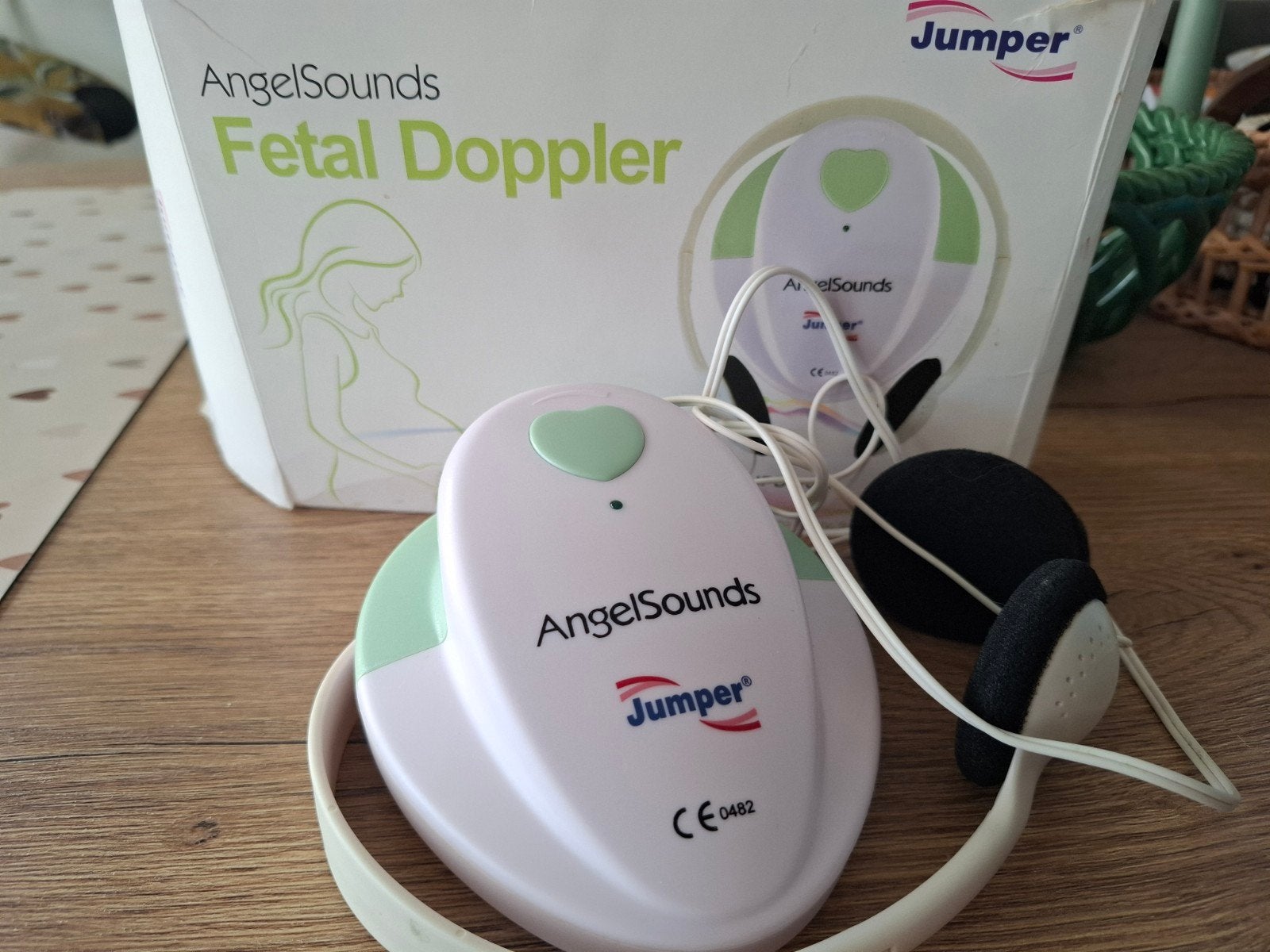 AngelSounds Jumper Fetal Doppler - Luister naar je baby, Ophalen of Verzenden, Zo goed als nieuw