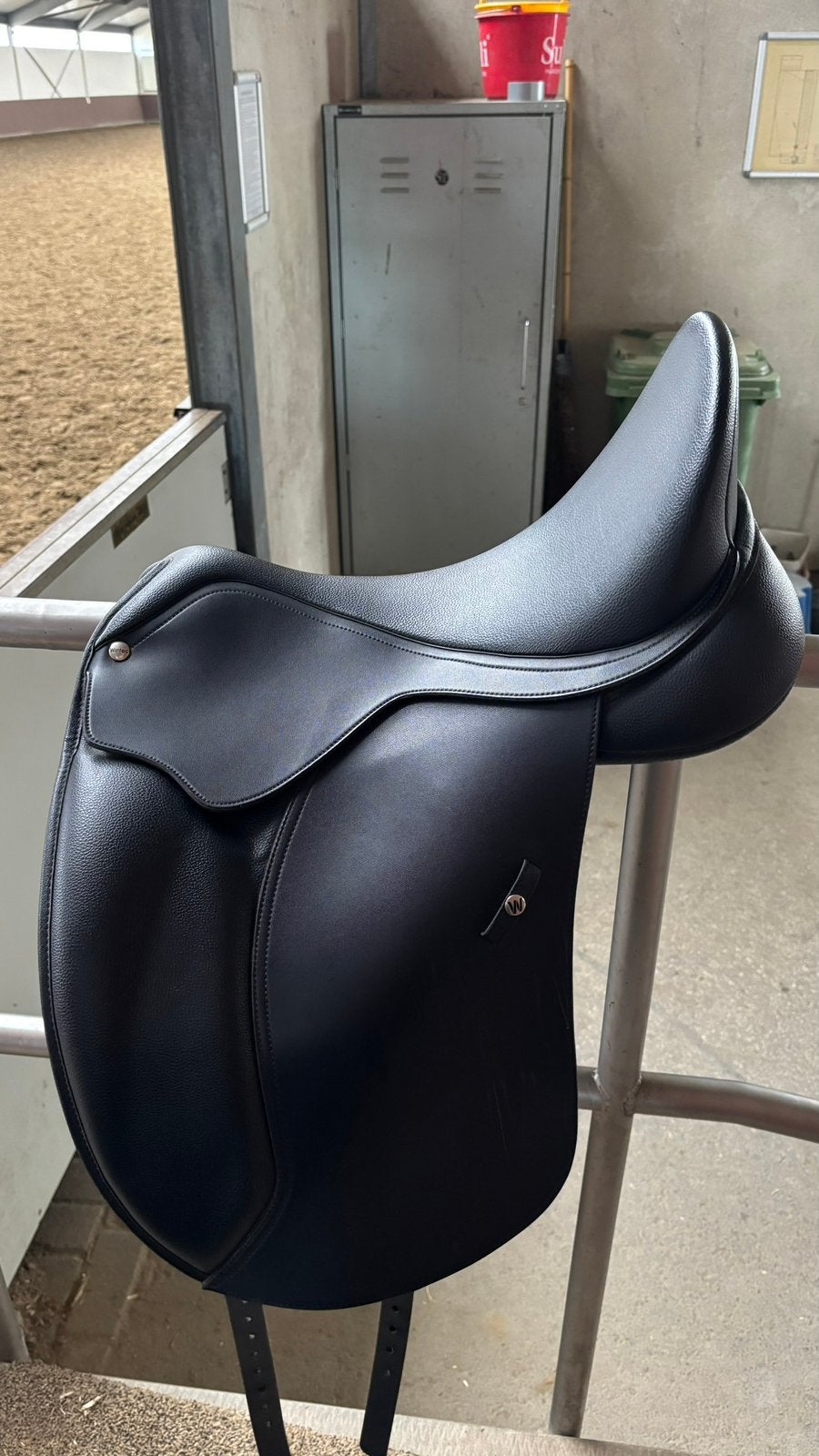 Wintec 500 dressuurzadel 17,5 inc HART, Ophalen, L (17.5 inch), Dressuur, Verstelbare boom