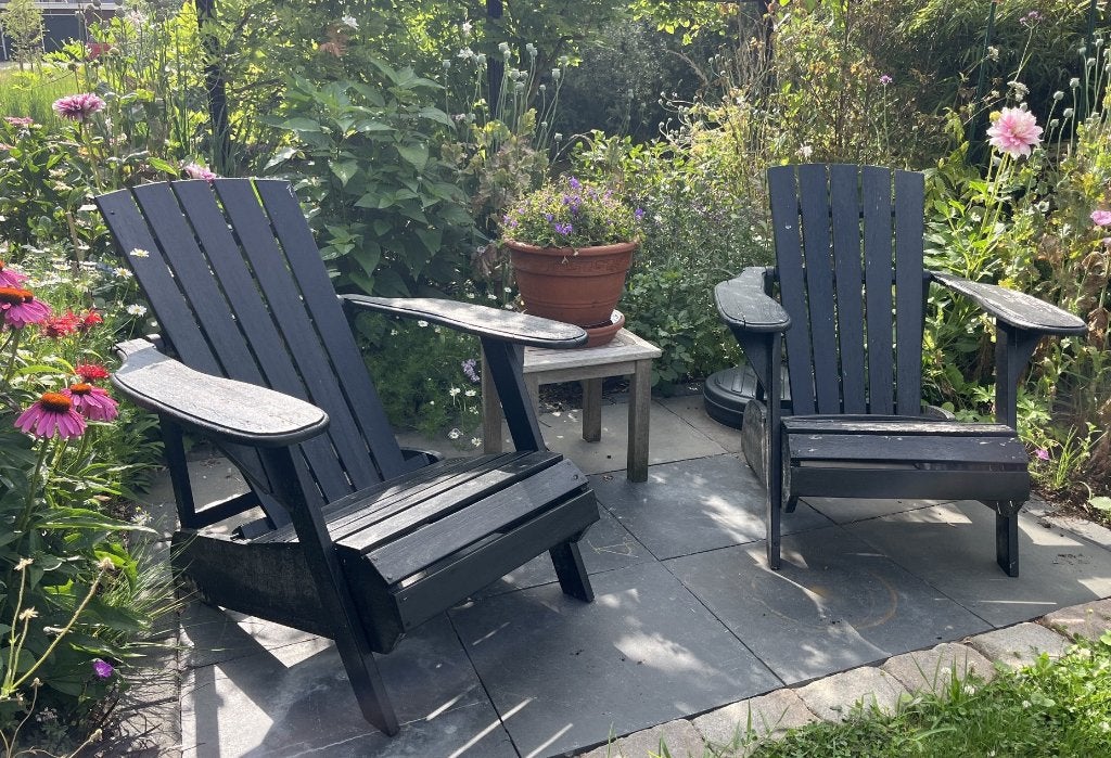 2 Bear chairs gratis op te halen., Tuin en Terras, Ophalen, Gebruikt, Hout