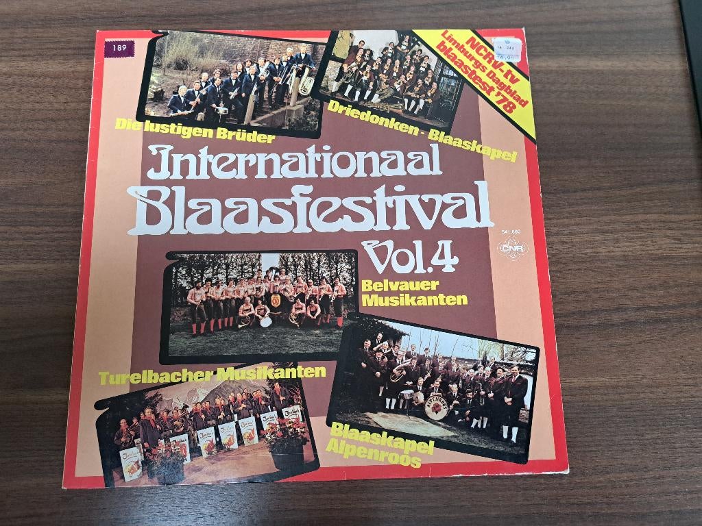 Internationaal Blaasfestival vol.4, Cd's en Dvd's, Overige genres, Ophalen of Verzenden, 12 inch, 1970 - 1979
