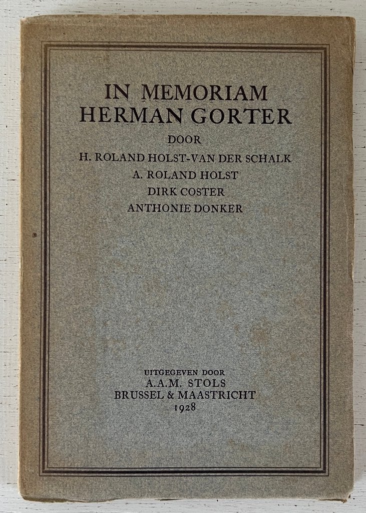 In Memoriam Herman Gorter (1928), Ophalen of Verzenden, Gelezen