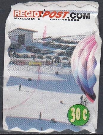 Nederland- SP-10- Regio-Post- 2010- Luchtballon Winter- G, Verzenden, Na 1940, Gestempeld