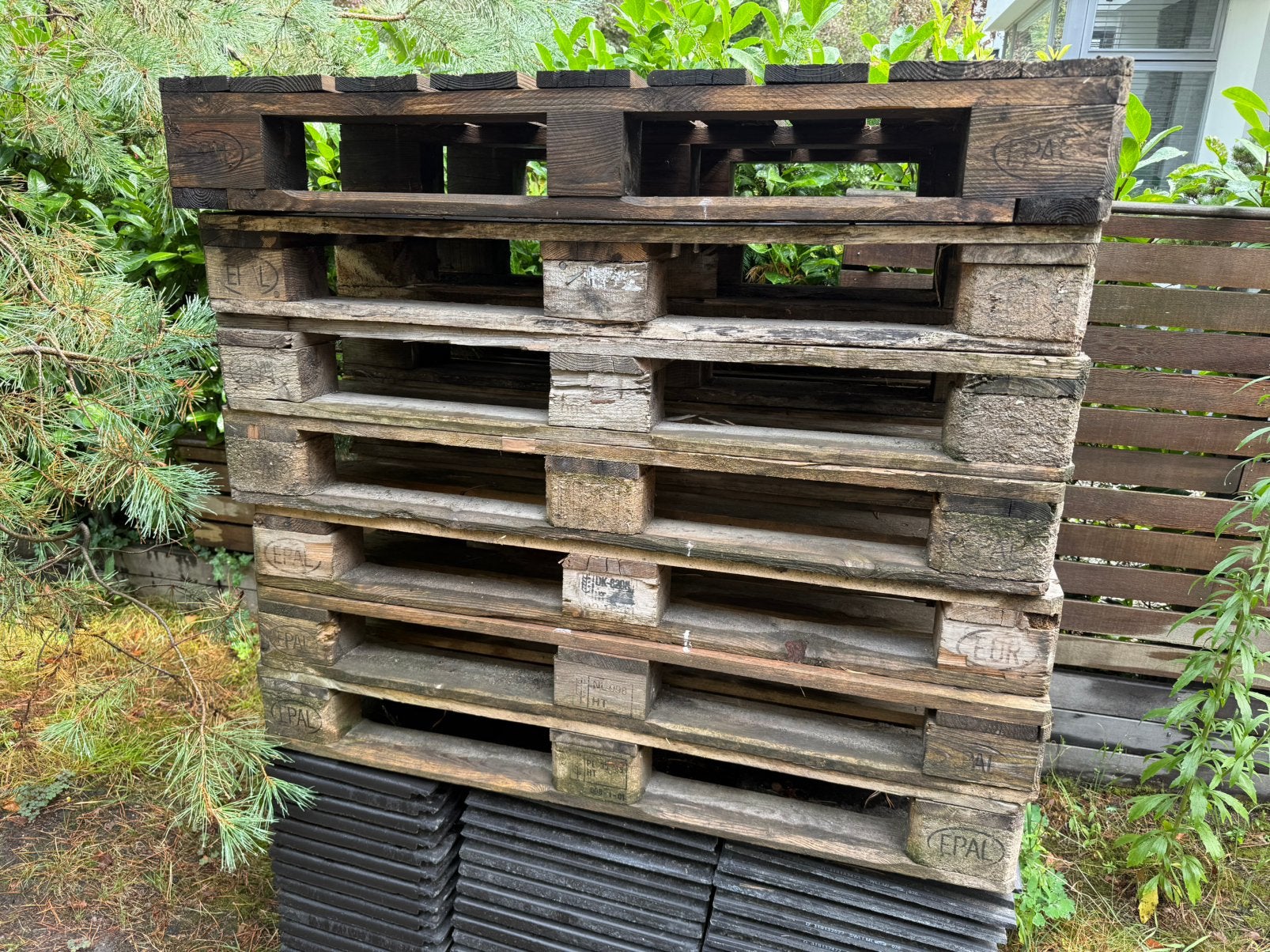 Euro epal pallets 7 stuks, Ophalen, Gebruikt, Pallet, Minder dan 200 cm