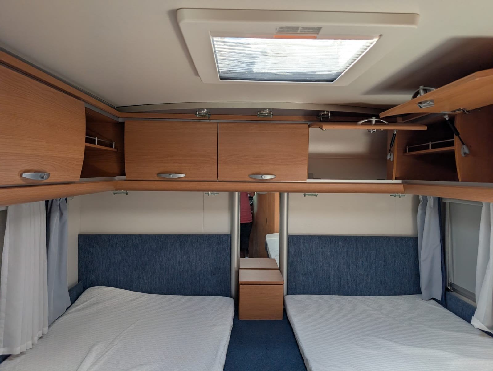 te koop knaus ked enkele bedden, Caravans en Kamperen, Campers, Chemisch toilet, Ringverwarming, 6 tot 7 meter, Buitenlamp