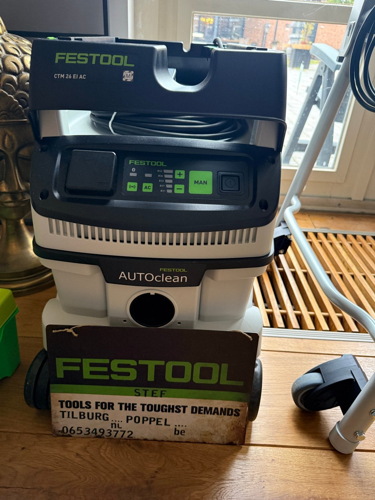 Festool CTM 26 ei AC Industriële Stofzuiger, Zo goed als nieuw, Industriële stofzuiger, Ophalen, Stofzak