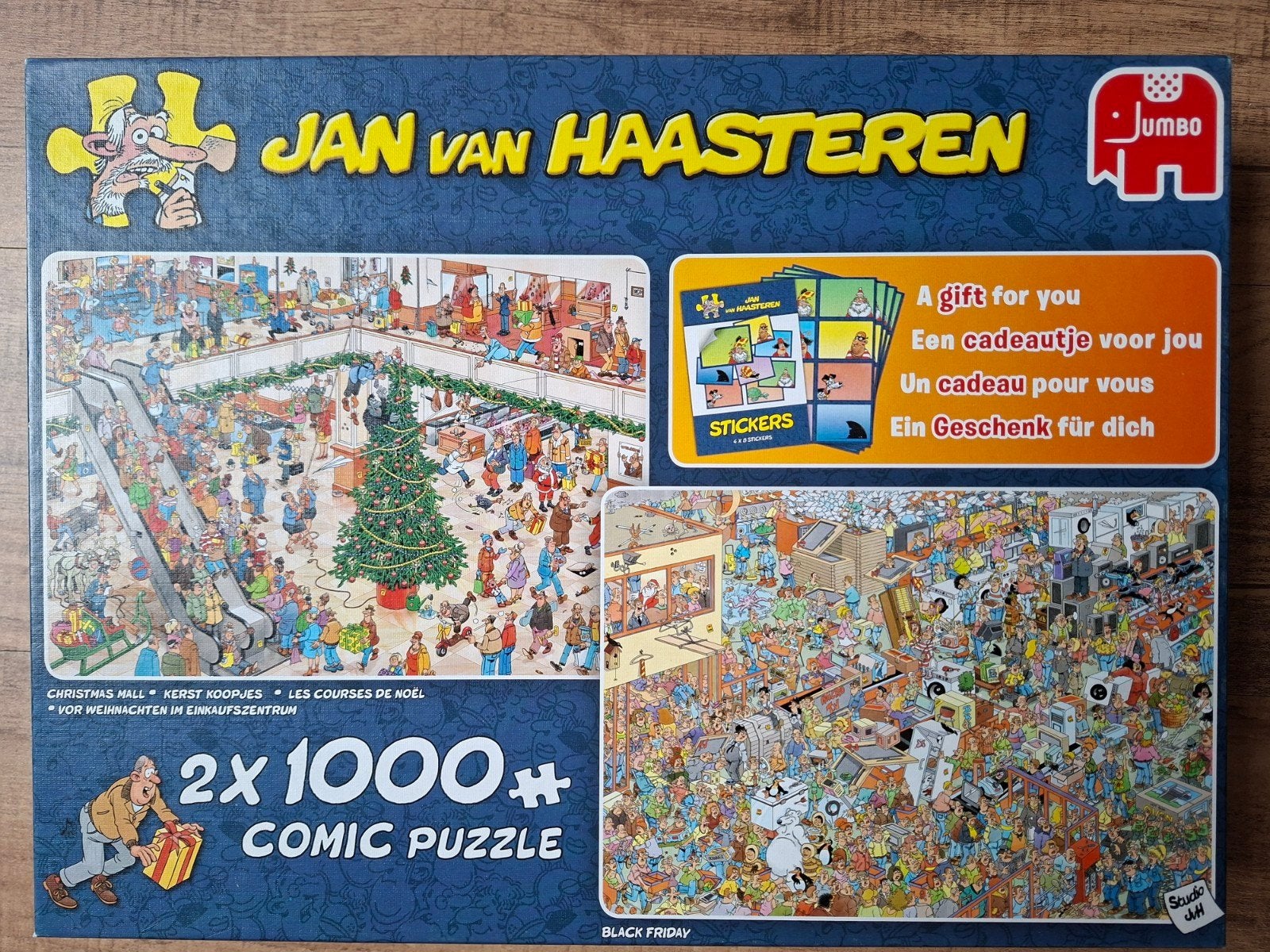 Jan van Haasteren Puzzels - 2x 1000 of 2000 stukjes, Ophalen of Verzenden, Meer dan 1500 stukjes, Zo goed als nieuw