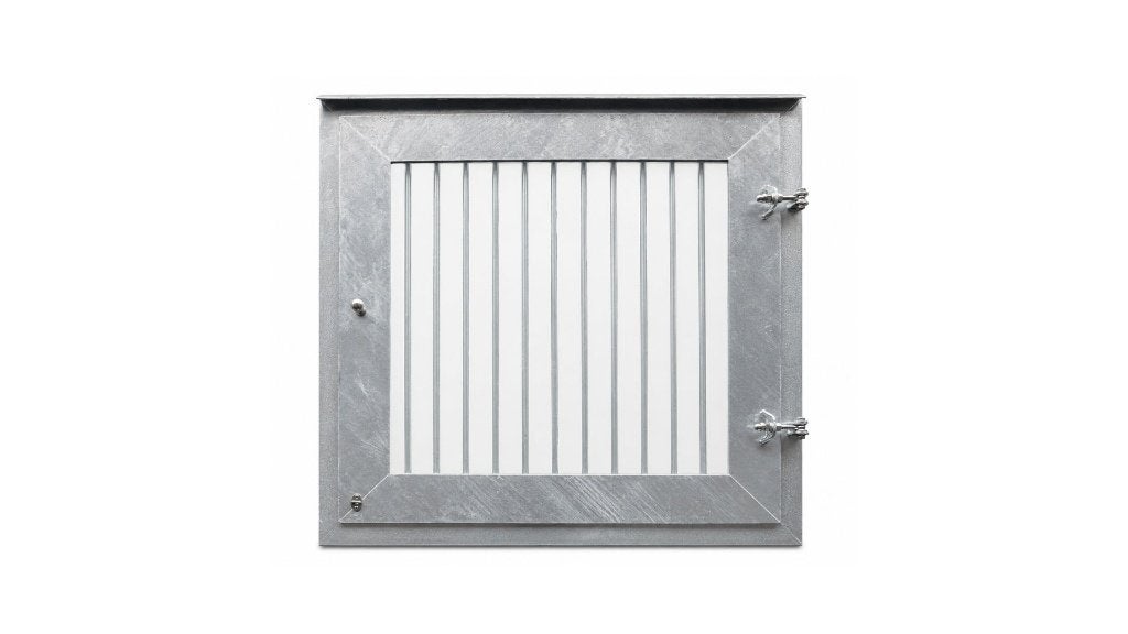 Stalraam Basis draaikiep met tralies en veiligheidsglas, Weidegang, 4 paarden of pony's of meer
