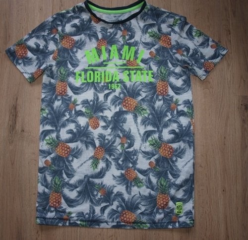 WE T-Shirt met Ananas Print 170, Gebruikt, WE, Ophalen of Verzenden, Shirt of Longsleeve