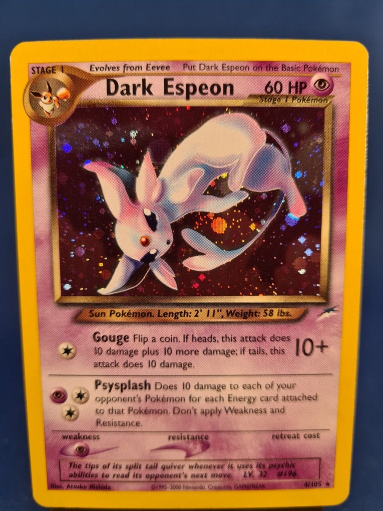 Dark Espeon 4/105 - Neo Destiny, Hobby en Vrije tijd, Verzenden, Gebruikt
